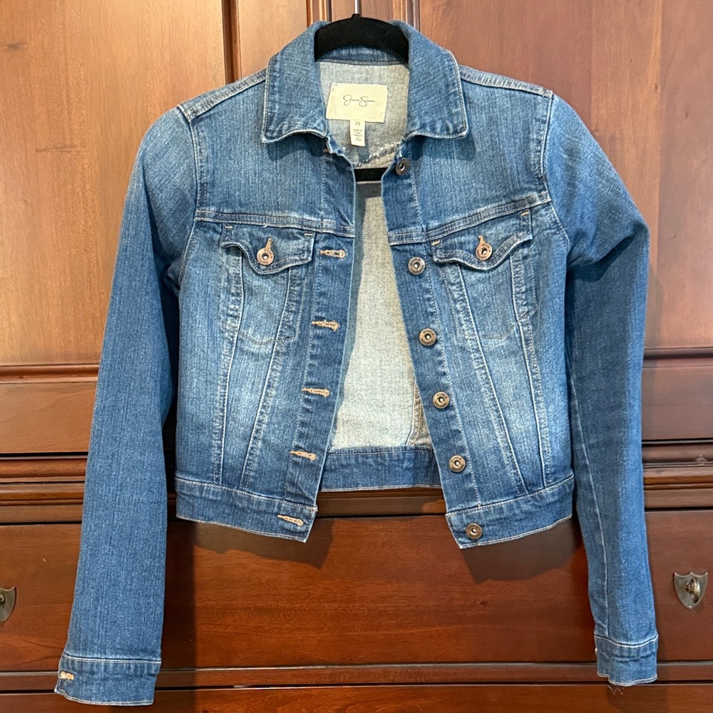 Jessica Simpson Classic Blue Denim Jacket